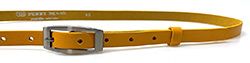 Dámský kožený opasek 15-152-32 žlutý