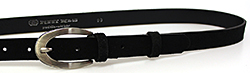 Dámský kožený opasek 25-171-S60 černý