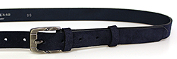 Dámský kožený opasek 25-172-S56 tmavě modrý