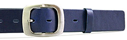 Dámský kožený opasek 9956 tmavě modrý