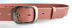 Dámský kožený opasek 99503 růžový