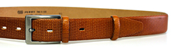 Pánský kožený společenský opasek s trnovou sponou 35-050-4-K43 hnědý